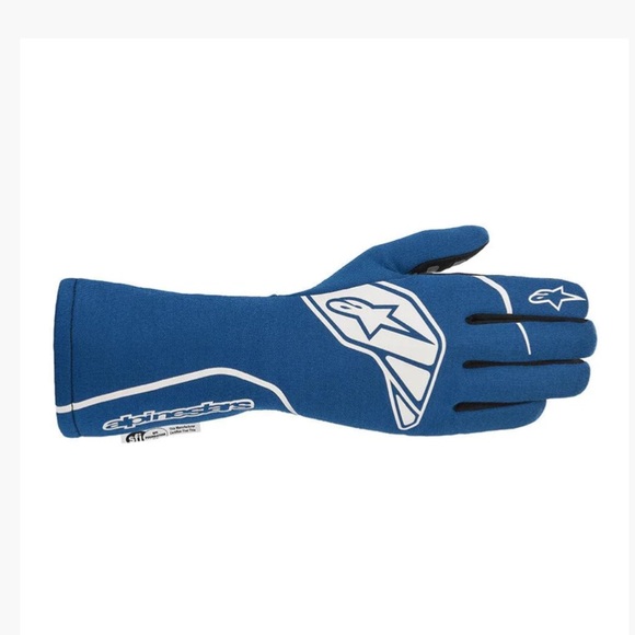 Alpinestars Other - Alpinestars Tech-1 Start V2 Rally Racing Gloves Fire Proof Sz Large Blue